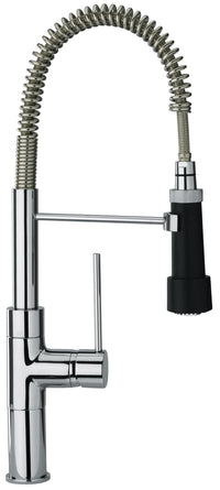 Thumbnail for Latoscana Elba Single Handle Kitchen Faucet With Spring Spout In Chrome touch on bathroom sink faucets Latoscana 