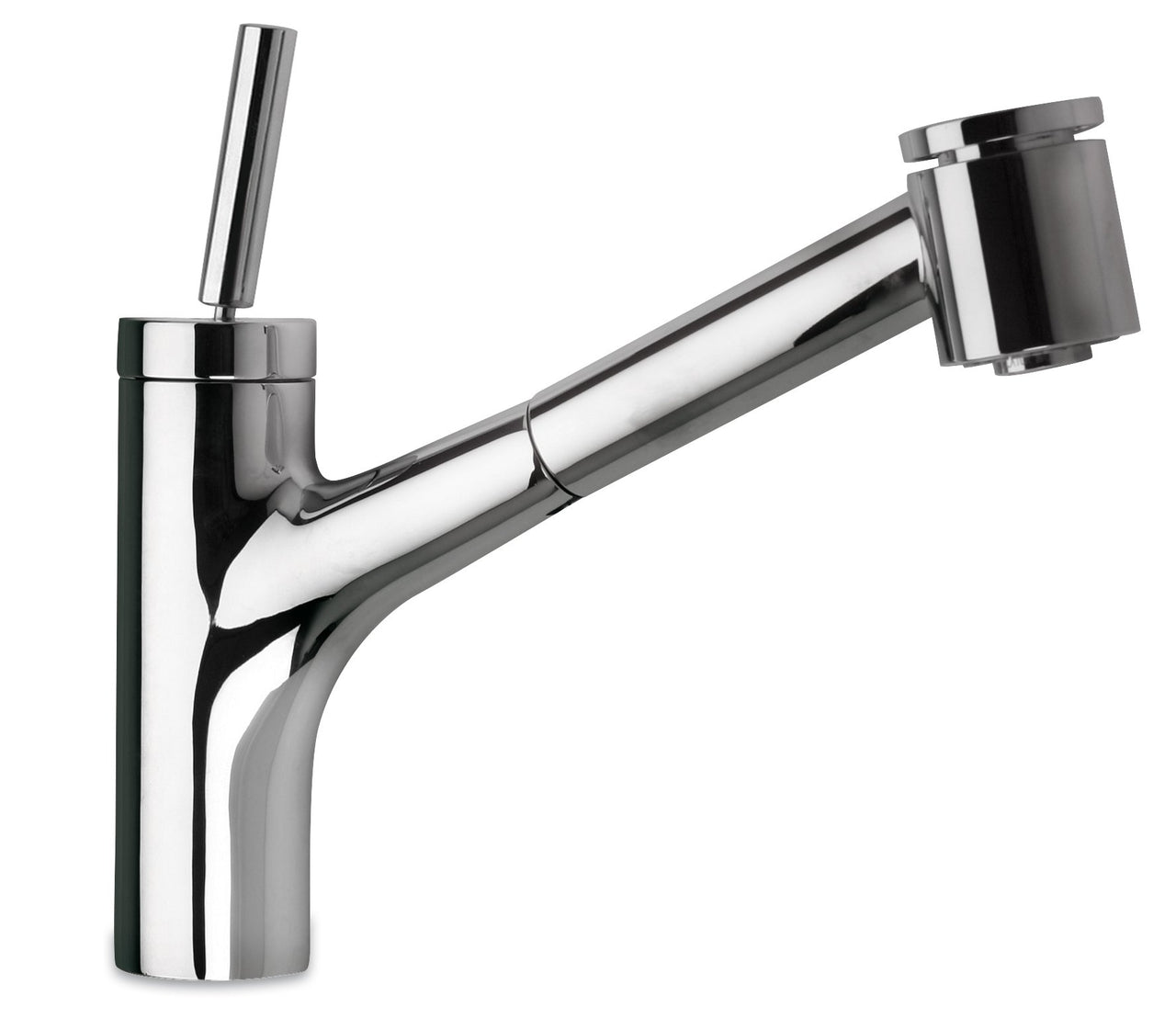 Latoscana Elba Single Handle Joystick Pull-Out Kitchen Fauces With 2 Function Sprayer (Stream/Spray) In Chrome Kitchen Faucet Latoscana 