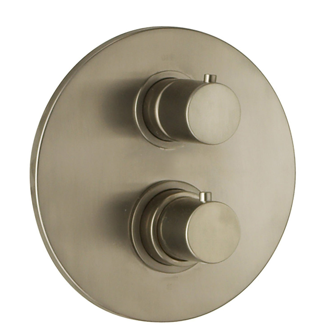 Latoscana Elba Thermostatic Valve With 2 Way Diverter In A Brushed Nickel Finish Shower Mixtures Latoscana 