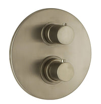 Thumbnail for Latoscana Elba Thermostatic Valve With 2 Way Diverter In A Brushed Nickel Finish Shower Mixtures Latoscana 