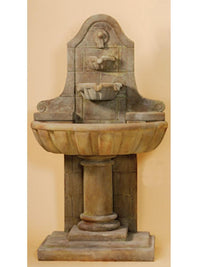 Thumbnail for Lido Wall Cast Stone Outdoor Fountain Fountain Tuscan 