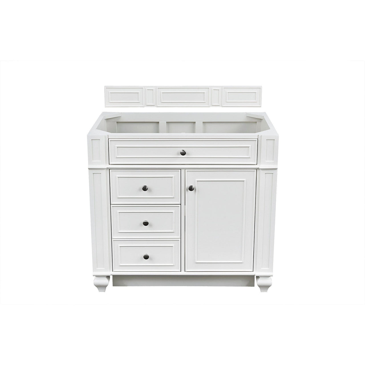 James Martin Bristol 36" Single Vanity Vanity James Martin Bright White Cabinet Only 
