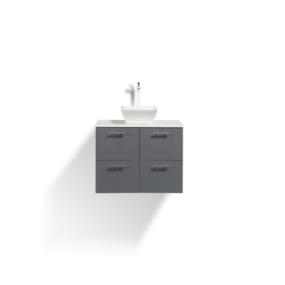 Eviva Luxury 40 inch bathroom vanity with Porcelain vessel sink Vanity Eviva 