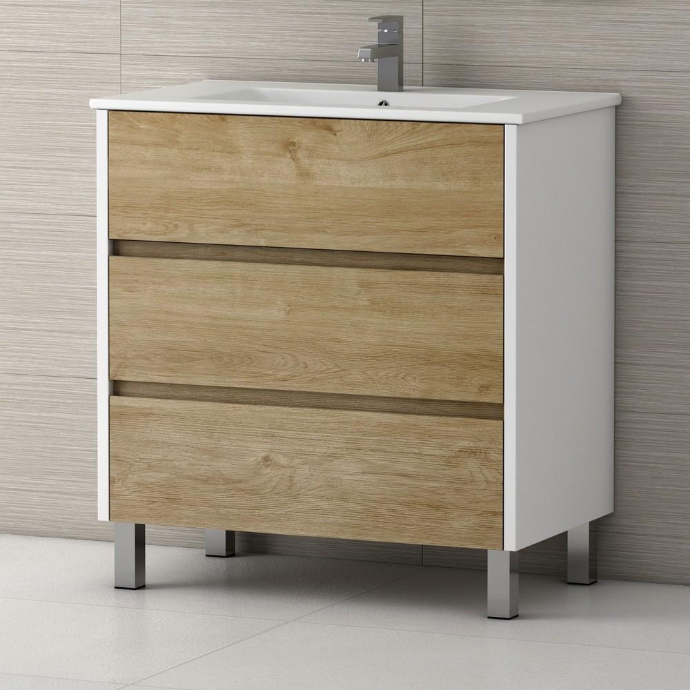 Eviva Majesty 32″ Bathroom Vanity with White Integrated Sink Vanity Eviva 