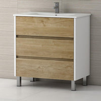 Thumbnail for Eviva Majesty 32″ Bathroom Vanity with White Integrated Sink Vanity Eviva 