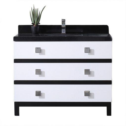 Eviva Sydney 42 Inch Bathroom Vanity with Solid Quartz Counter-top Vanity Eviva 