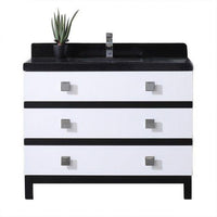 Thumbnail for Eviva Sydney 42 Inch Bathroom Vanity with Solid Quartz Counter-top Vanity Eviva 