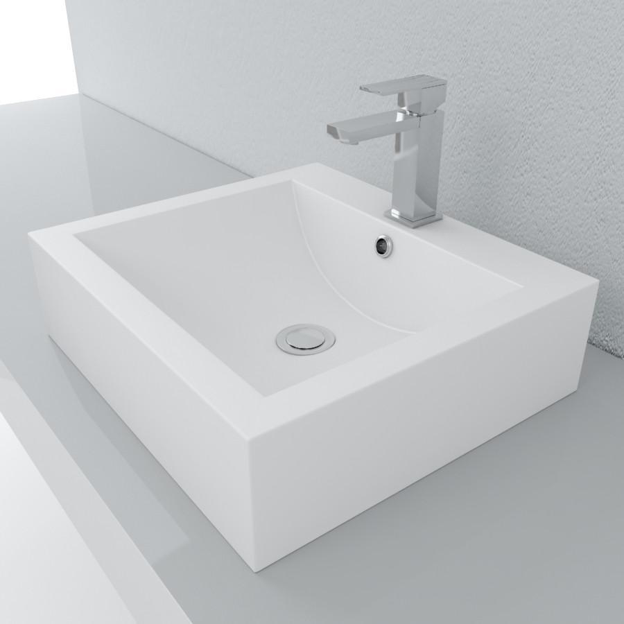 Cantrio Soild Surface vessel sink Solid Surface Series Cantrio 