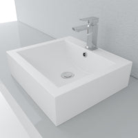 Thumbnail for Cantrio Soild Surface vessel sink Solid Surface Series Cantrio 