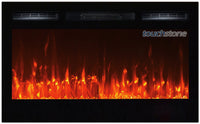 Thumbnail for Touchstone Sideline 36” Wide (Wall inset design) Wall Mounted Electric Electric Fireplace Touchstone 