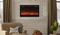 Thumbnail for Touchstone Sideline 36” Wide (Wall inset design) Wall Mounted Electric Electric Fireplace Touchstone 