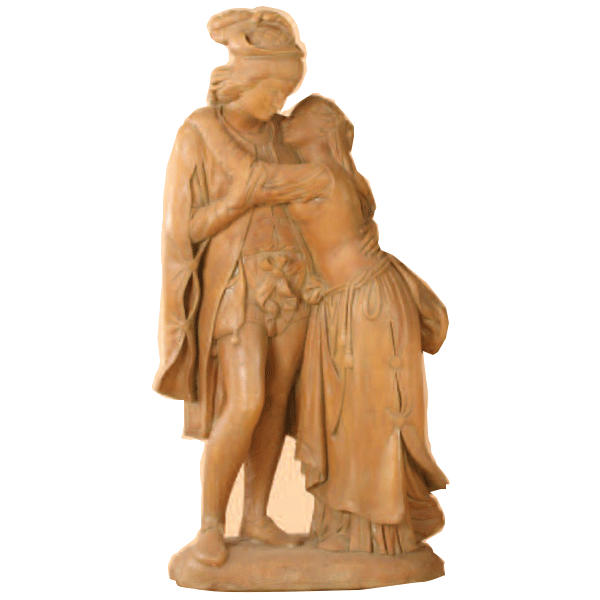 Romeo And Juliet Cast Stone Outdoor Garden Planter Planter Tuscan 