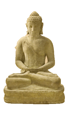 Rustic Sitting Buddha Cast Stone Outdoor Asian Collection Asian Collection Tuscan 