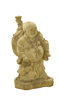 Thumbnail for Travelling Hotei Cast Stone Outdoor Asian Collection Asian Collection Tuscan 