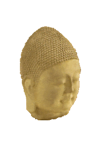 Thumbnail for Buddha Head Cast Stone Outdoor Asian Collection Asian Collection Tuscan 