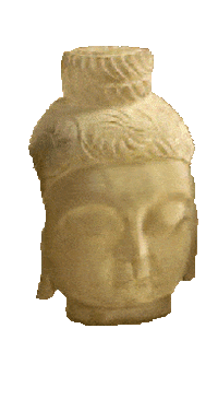 Thumbnail for Buddha Head Cast Stone Outdoor Asian Collection Asian Collection Tuscan 
