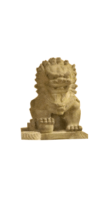Foo Dog Cast Stone Outdoor Asian Collection Asian Collection Tuscan 