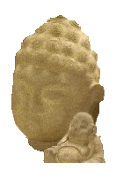 Thumbnail for Buddha Head Cast Stone Outdoor Asian Collection Asian Collection Tuscan 