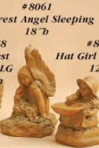 Thumbnail for Forest Angel Sleeping Cast Stone Outdoor Asian Collection Accessories Tuscan 