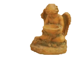 Garden Angel Bird Bath Cast Stone Outdoor Asian Collection Accessories Tuscan 