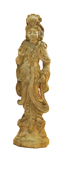 Quan Yen Cast Stone Outdoor Asian Collection Asian Collection Tuscan 