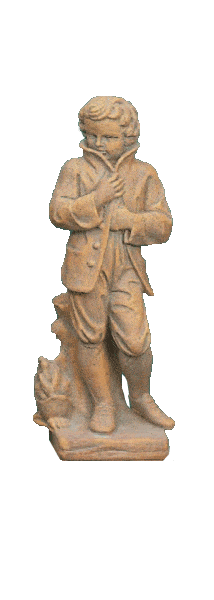 English Winter Season Cast Stone Outdoor Asian Collection Statues Tuscan Natural (N) Without Pedestal 
