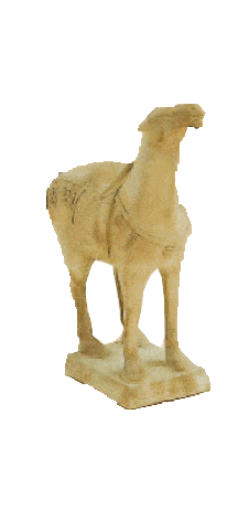 Tang Horse Cast Stone Outdoor Asian Collection Asian Collection Tuscan 