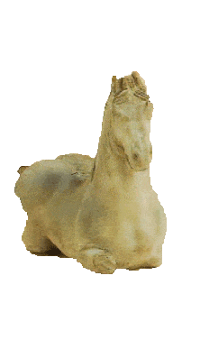 Asian Horse Cast Stone Outdoor Asian Collection Asian Collection Tuscan 