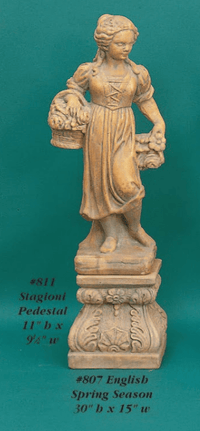 Thumbnail for English Spring Season Cast Stone Outdoor Asian Collection Statues Tuscan 