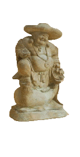 Chinese God of Prosperity Cast Stone Outdoor Asian Collection Asian Collection Tuscan 
