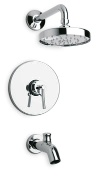 Thumbnail for Latoscana Morellino Pressure Balance Valve Tub And Shower Set In A Chrome Finish bathtub and showerhead faucet systems Latoscana 