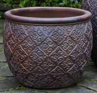 Thumbnail for Campania International Glazed Pottery Indienne Planter - (S/3) Urn/Planter Campania International Low 