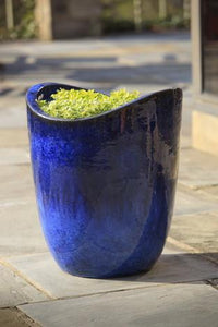 Thumbnail for Campania International Glazed Terra cotta Tall Sorriso Planter Urn/Planter Campania International 