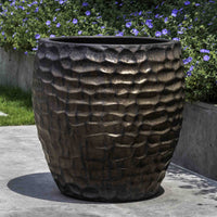 Thumbnail for Campania International Glazed Pottery Kowloon Planter - (S/2) Urn/Planter Campania International Bronze 