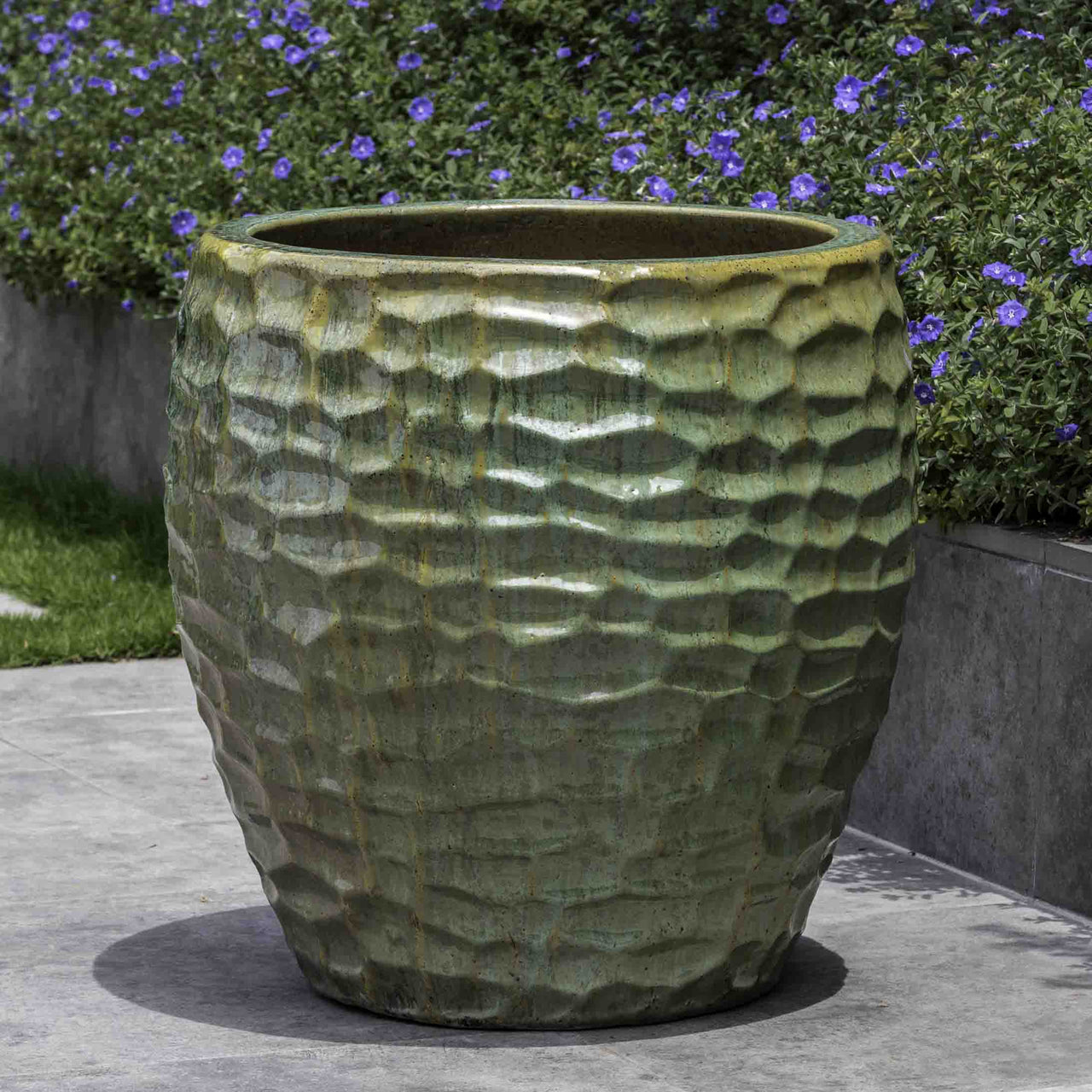 Campania International Glazed Pottery Kowloon Planter - (S/2) Urn/Planter Campania International Tropical Avocado 