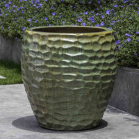 Thumbnail for Campania International Glazed Pottery Kowloon Planter - (S/2) Urn/Planter Campania International Tropical Avocado 