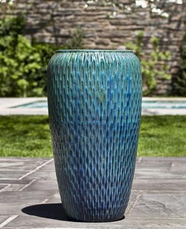 Campania International Glazed Terra cotta Talavera Jar Urn/Planter Campania International 