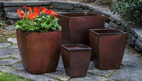 Thumbnail for Campania International Glazed Terra cotta Blake Planter Urn/Planter Campania International 
