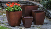 Thumbnail for Campania International Glazed Terra cotta Blake Planter Urn/Planter Campania International 