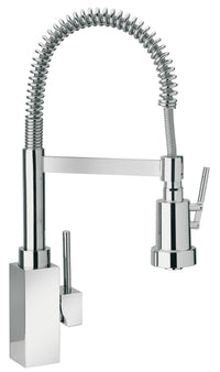 Thumbnail for Latoscana Dax Single Handle Kitchen Faucet With Spring Spout In Chrome Kitchen Faucet Latoscana 