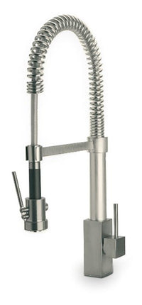 Thumbnail for Latoscana Dax Single Handle Kitchen Faucet With Spring Spout In Brushed Nickel Kitchen Faucet Latoscana 