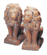Thumbnail for Entrance Lion Cast Stone Outdoor Asian Collection Statues Tuscan 