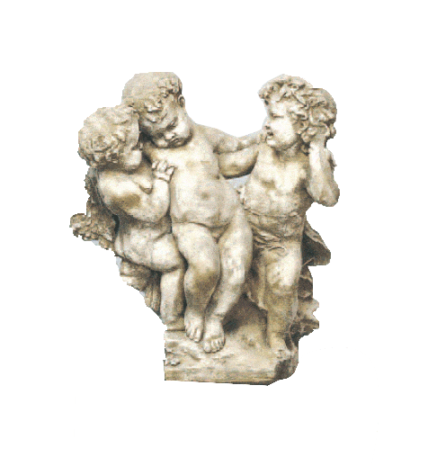 Cherubini Artifact Cast Stone Outdoor Asian Collection Statues Tuscan Without Ionic Cap Natural (N) 