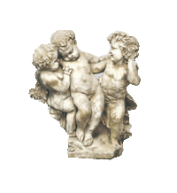 Thumbnail for Cherubini Artifact Cast Stone Outdoor Asian Collection Statues Tuscan Without Ionic Cap Natural (N) 
