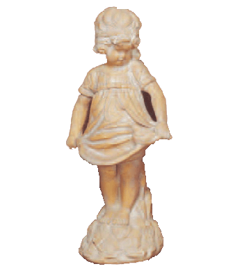 Girl Feeder Cast Stone Outdoor Asian Collection Statues Tuscan 
