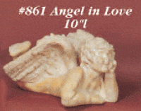 Thumbnail for Angel in Love Cast Stone Outdoor Asian Collection Statues Tuscan 