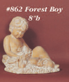 Forest Boy Cast Stone Outdoor Asian Collection Statues Tuscan 