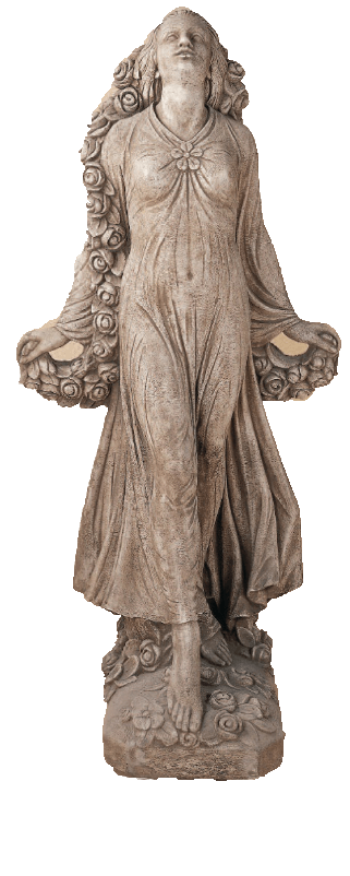 Primavera Goddes Cast Stone Outdoor Asian Collection Statues Tuscan 