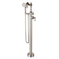 Thumbnail for Latoscana Free Standing Tub Filler In Brushed Nickel bathtub and showerhead faucet systems Latoscana 