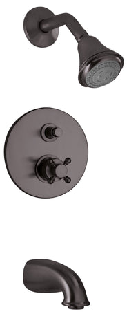 Thumbnail for Latoscana Ornellaia Pressure Balance Valve Tub In A Tuscan Bronze finish bathtub and showerhead faucet systems Latoscana 